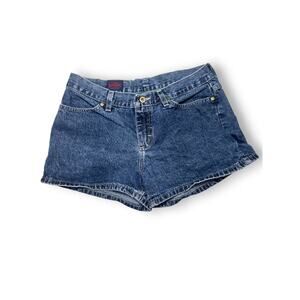Vintage Y2K Lee Dungarees Hipster Denim Shorts Size 32